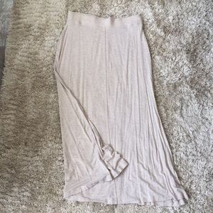 Coldwater creek maxi skirt size M oat/tan